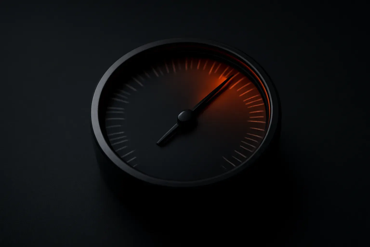 An abstract composition of performance measurement graphs and metrics on a dark canvas.